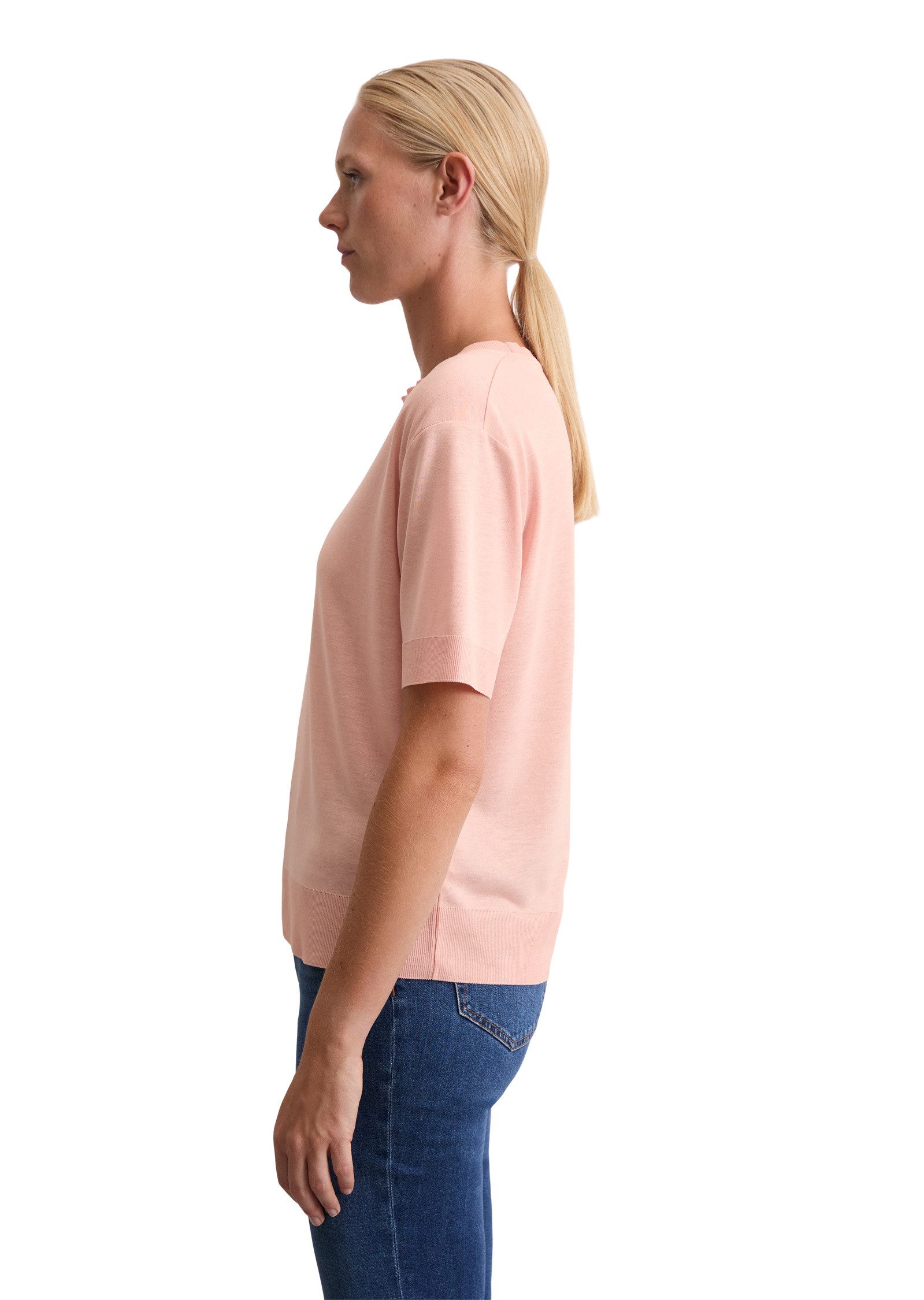 Marc O'Polo T-Shirt aus TENCEL™ Lyocell-Baumwolle-Mix günstig online kaufen
