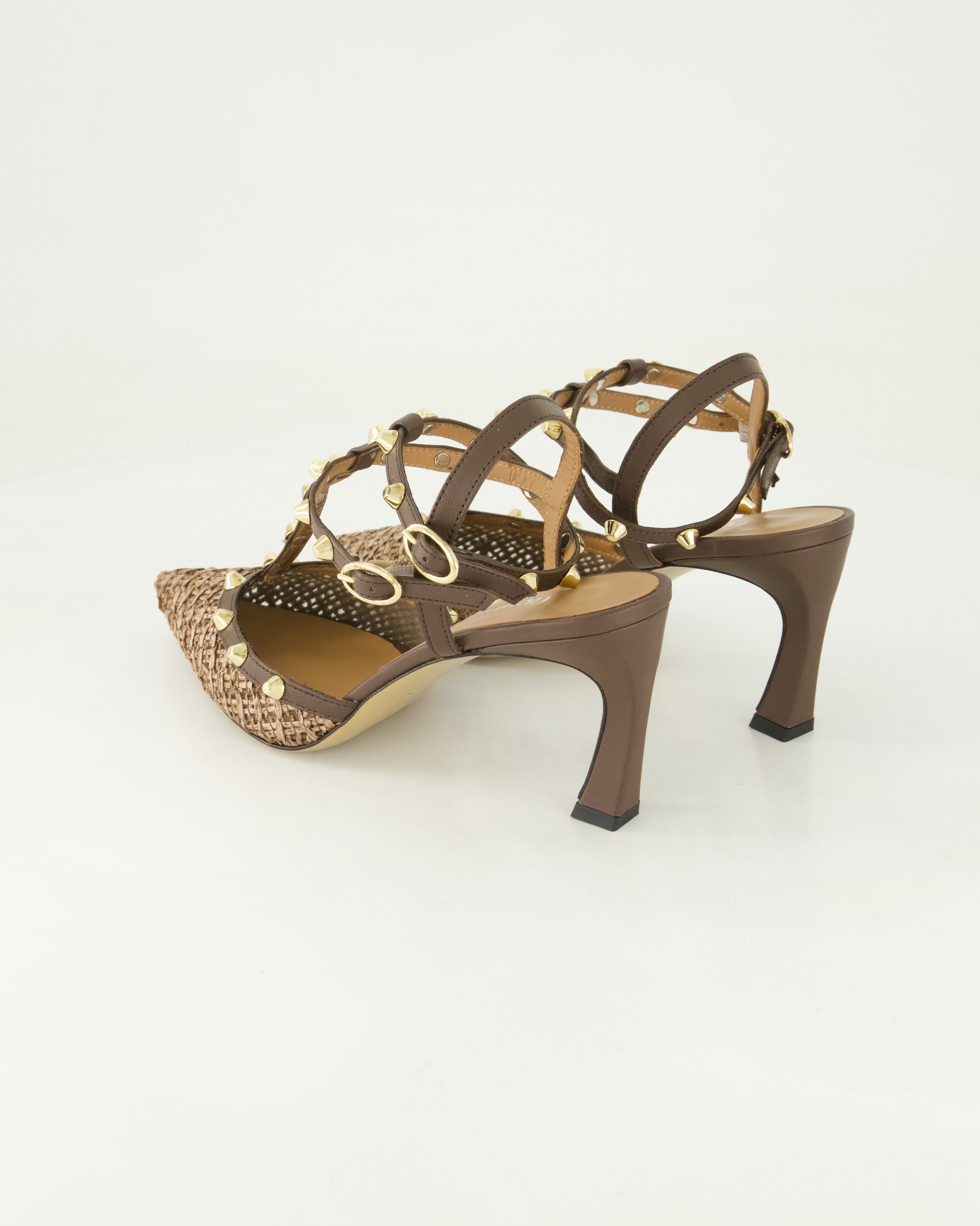 George Watts R1310 Slingpumps Obermaterial: Flecht