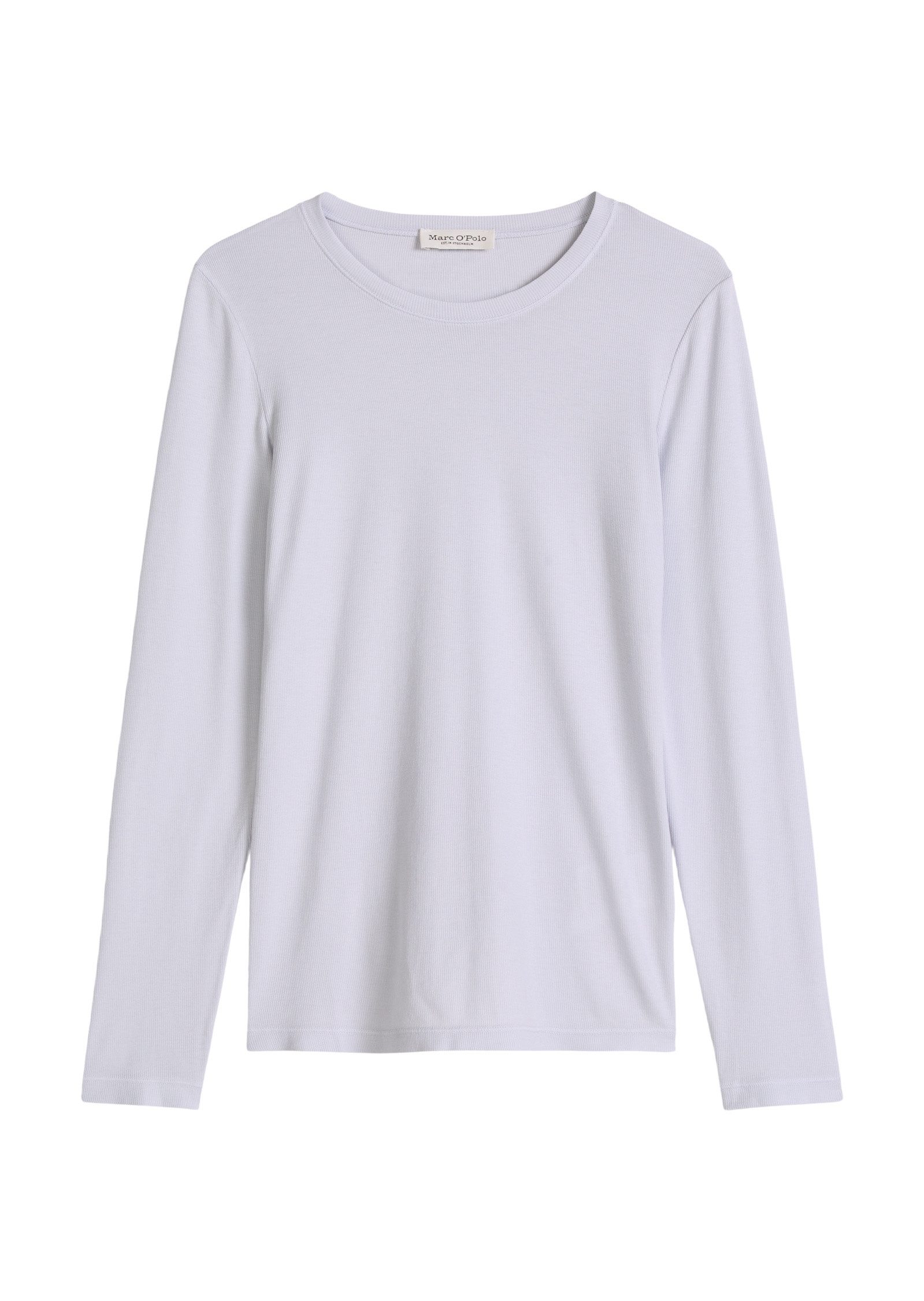 Langarmshirt aus Rippjersey