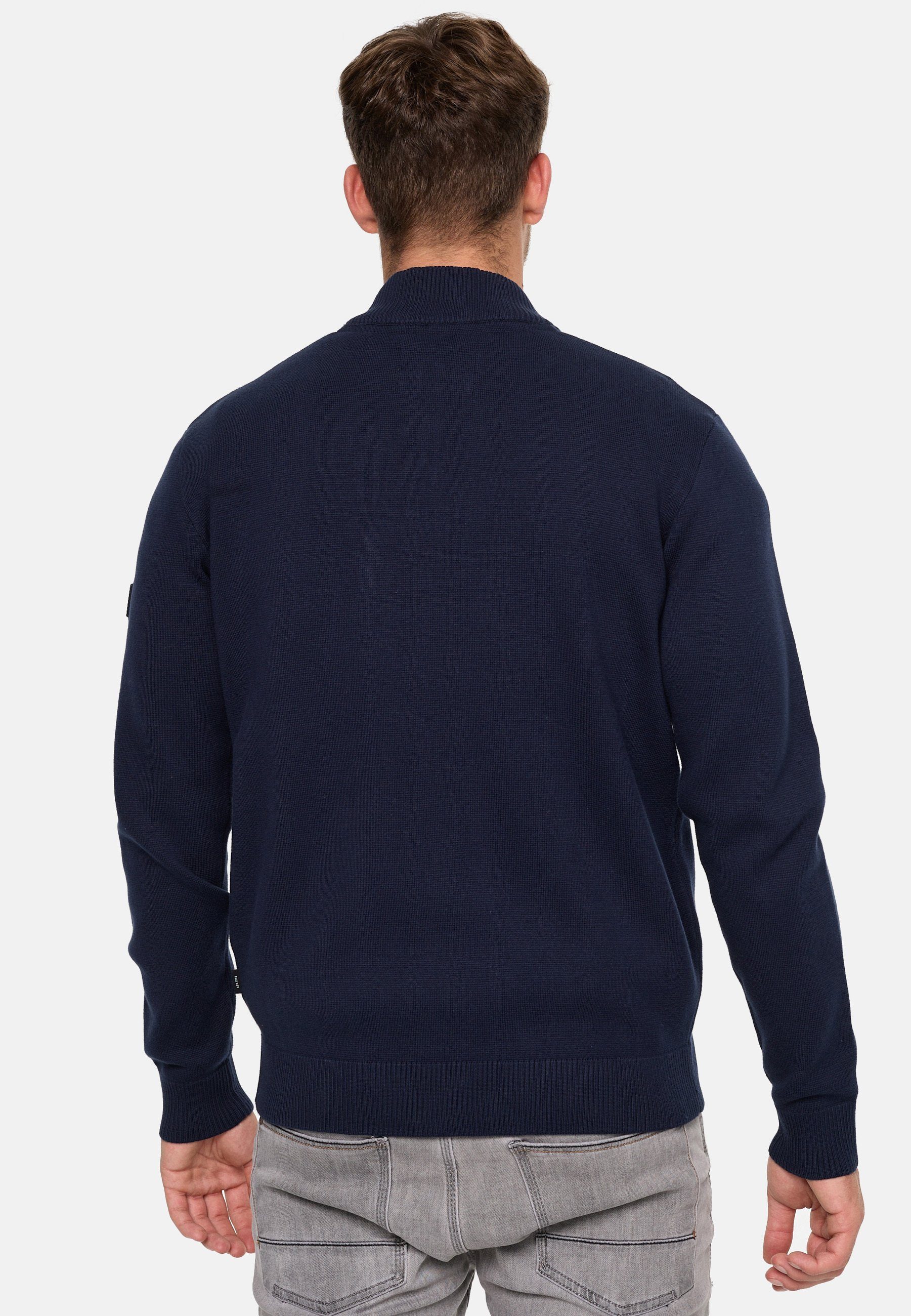 Navy Indicode Cardigan Manuel