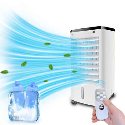 Gotagee Klimagerät Mobile Klimaanlage 65W Luftkühler 3 Geschwindigkeit Timer 12H +Eisbox
