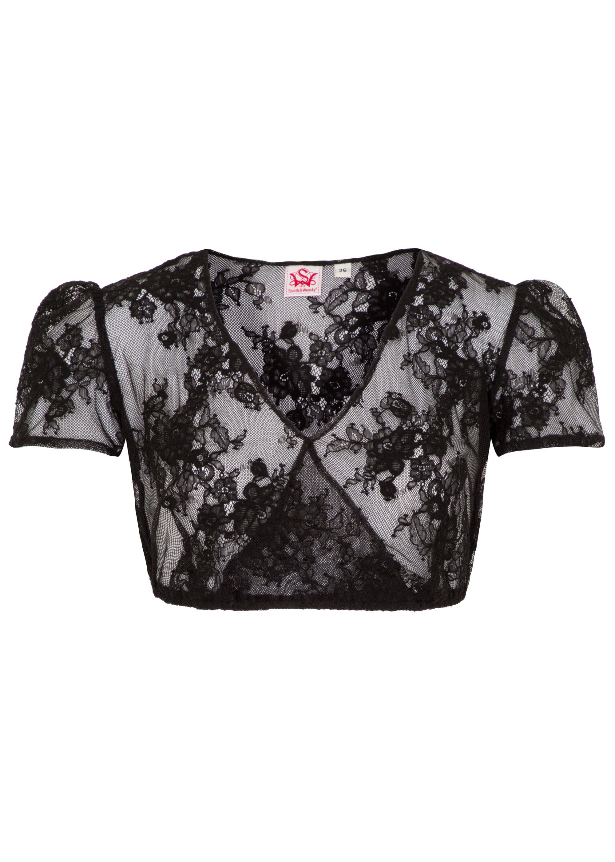 Spieth & Wensky Dirndlbluse Meghan (1-tlg) mit Allover-Spitze günstig online kaufen