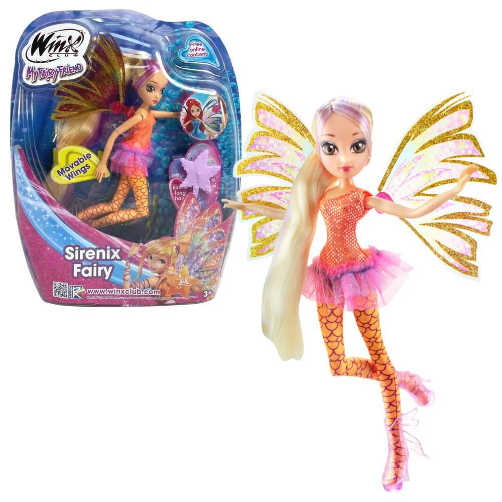 Winx Club Anziehpuppe Stella Sirenix Fairy Puppe Winx Club Fee 28 cm My Fairy Friend