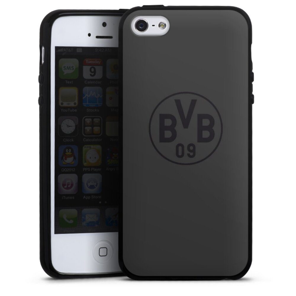 DeinDesign Handyhülle BVB Grau, Hülle Borussia Dortmund Logo BVB