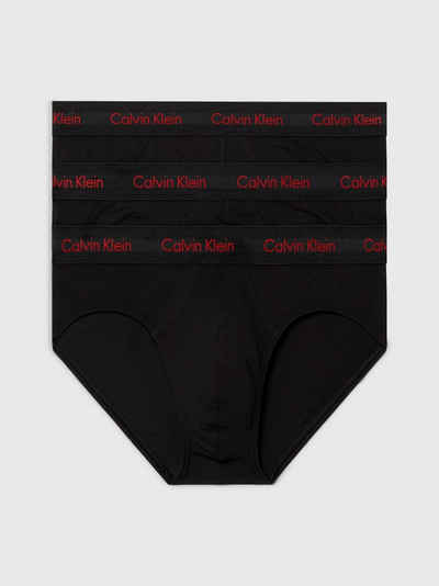 Calvin Klein Underwear Slip HIP BRIEF 3PK (Packung, 3-St., 3er) mit Logobund