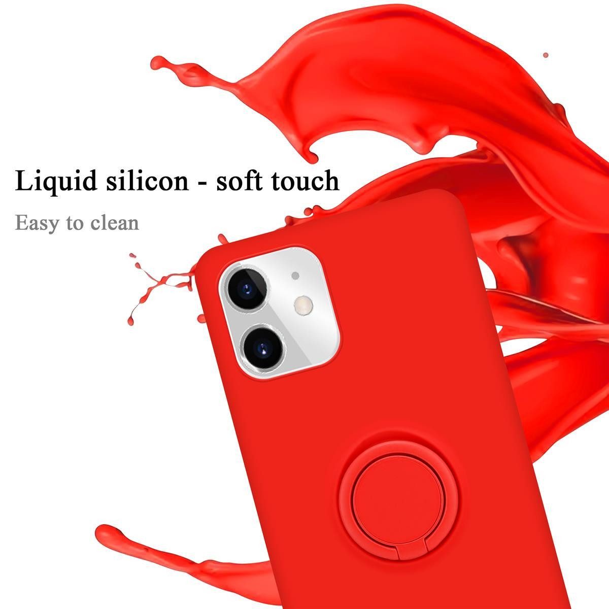 Cadorabo Handyhülle für iPhone 11 Hülle Apple iPhone 11, Robustes Hard Case - Handy Schutzhülle - Hülle - Back Cover Bumper