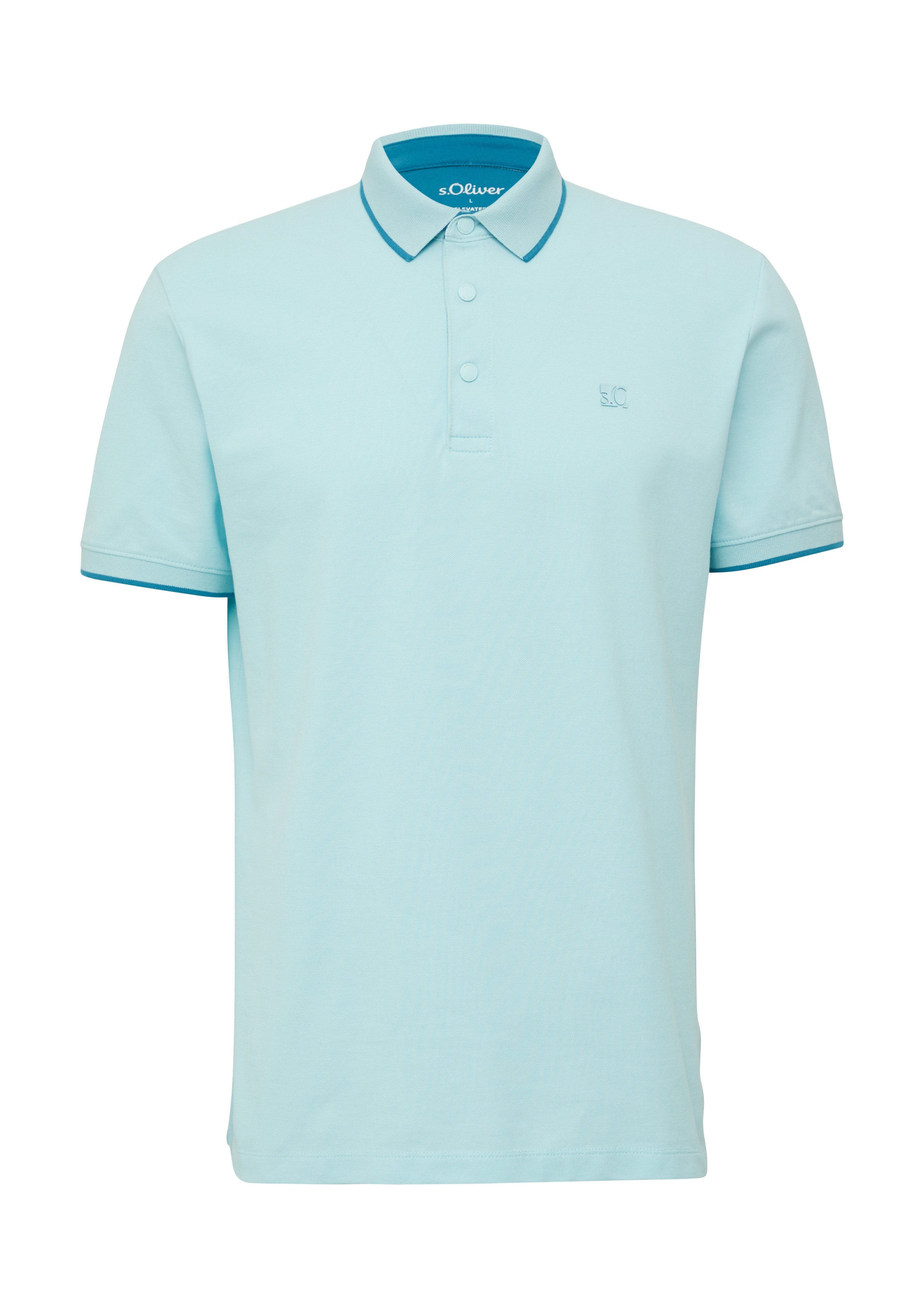 s.Oliver Poloshirt mit Kontrast-Details
