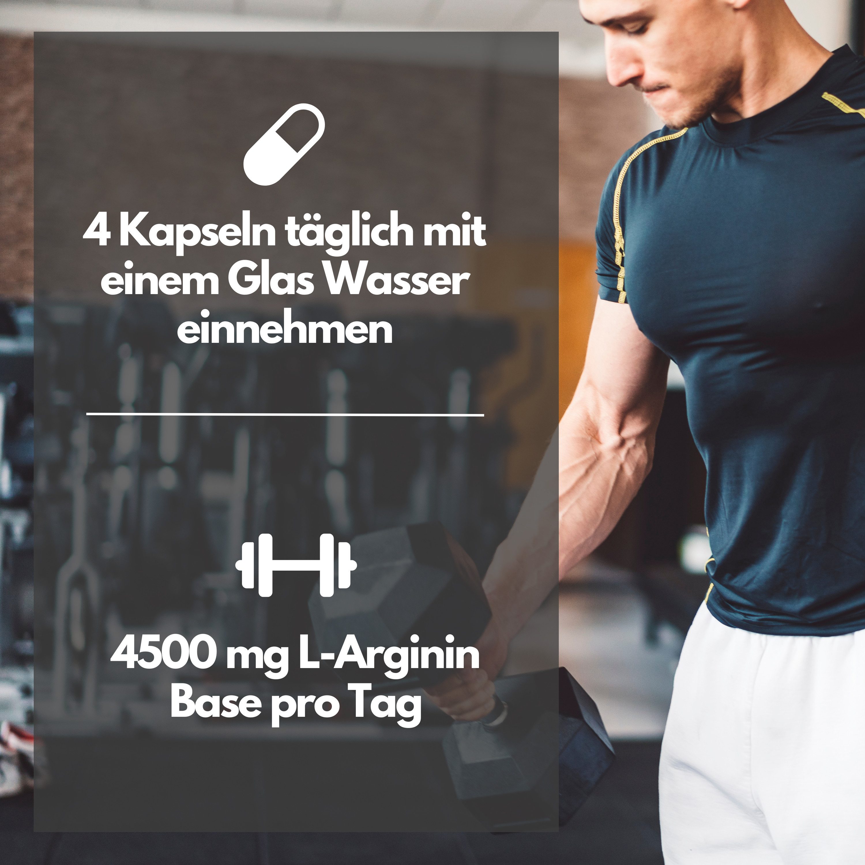 L-Arginin 4000 hochdosiert, semi-essentielle Aminosäuren, hochdosiert Kapseln, 320 St., 403 g