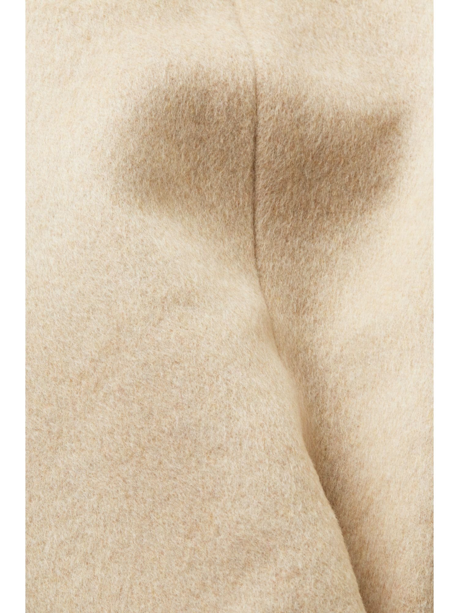 Recycelt: Collection Wollmantel mit Mantel Kaschmir aus Esprit Wollmix