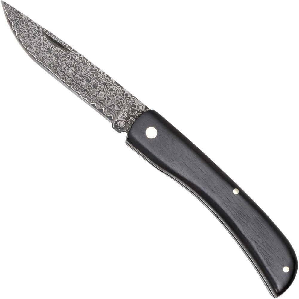 Taschenmesser Haller Damast-Taschenmesser Ebenholzgriff
