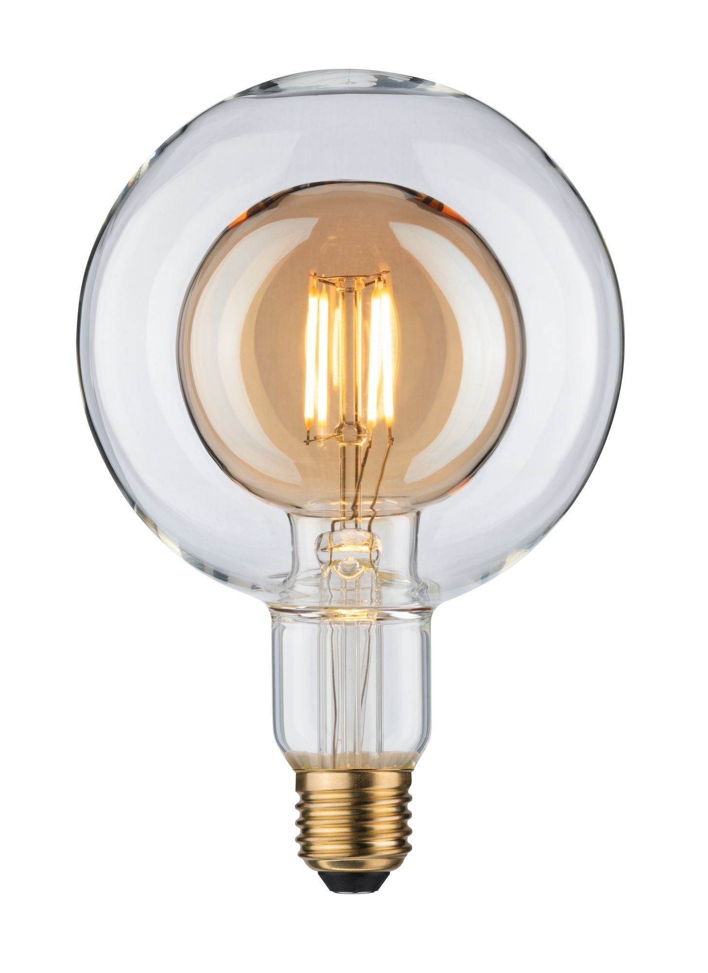 Paulmann LED-Leuchtmittel G125 400lm 4W Shape Warmweiß 2700K 230V, 1 Inner gold St