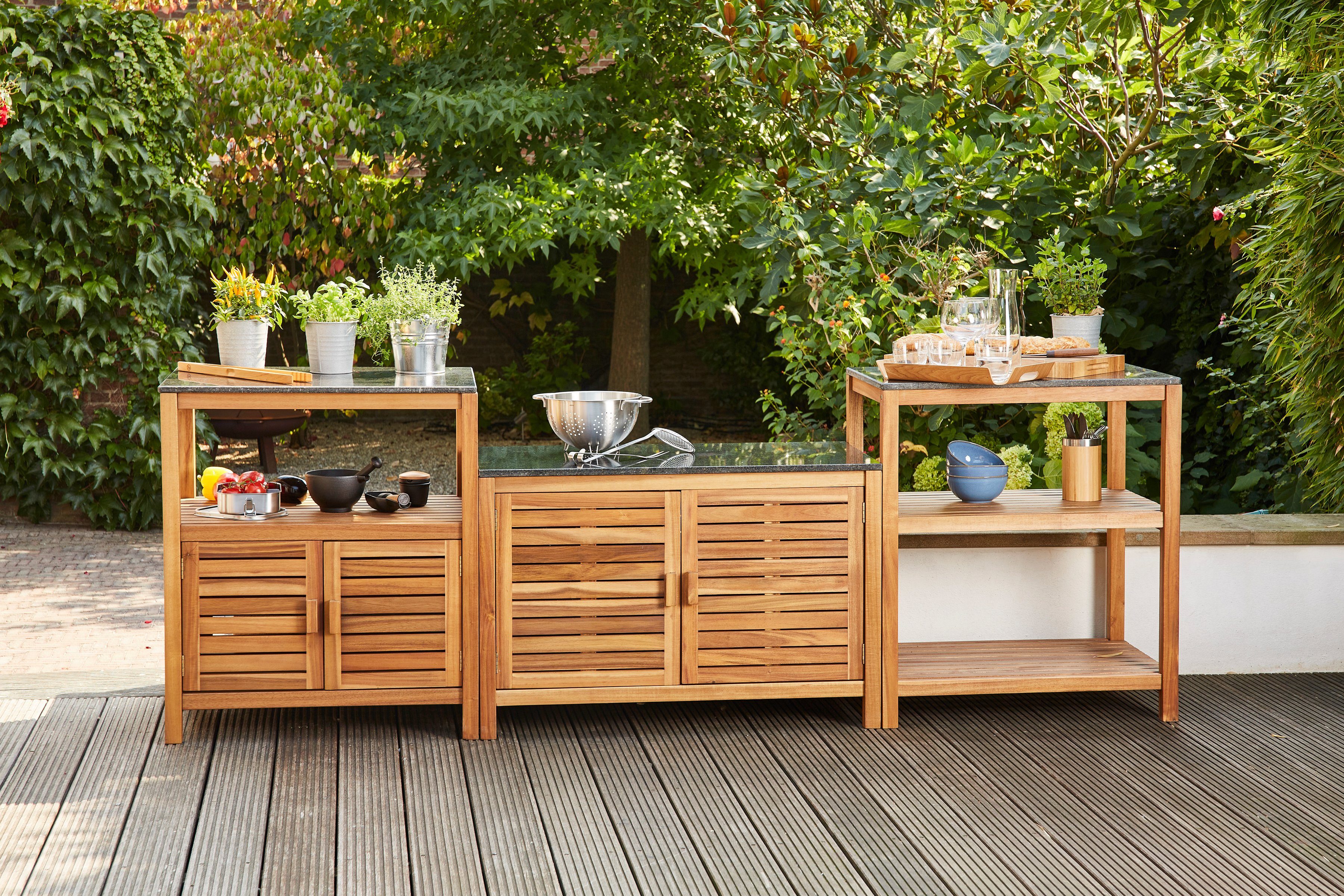 Siena Garden Gartentisch Riva, outdoor-kitchen, Mittelteil