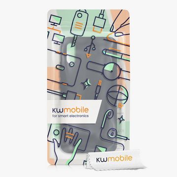 kwmobile Handyhülle Hülle für Xiaomi Redmi 9A / 9AT, Hülle Silikon - Soft Handyhülle - Handy Case Cover - Heidelbeerblau