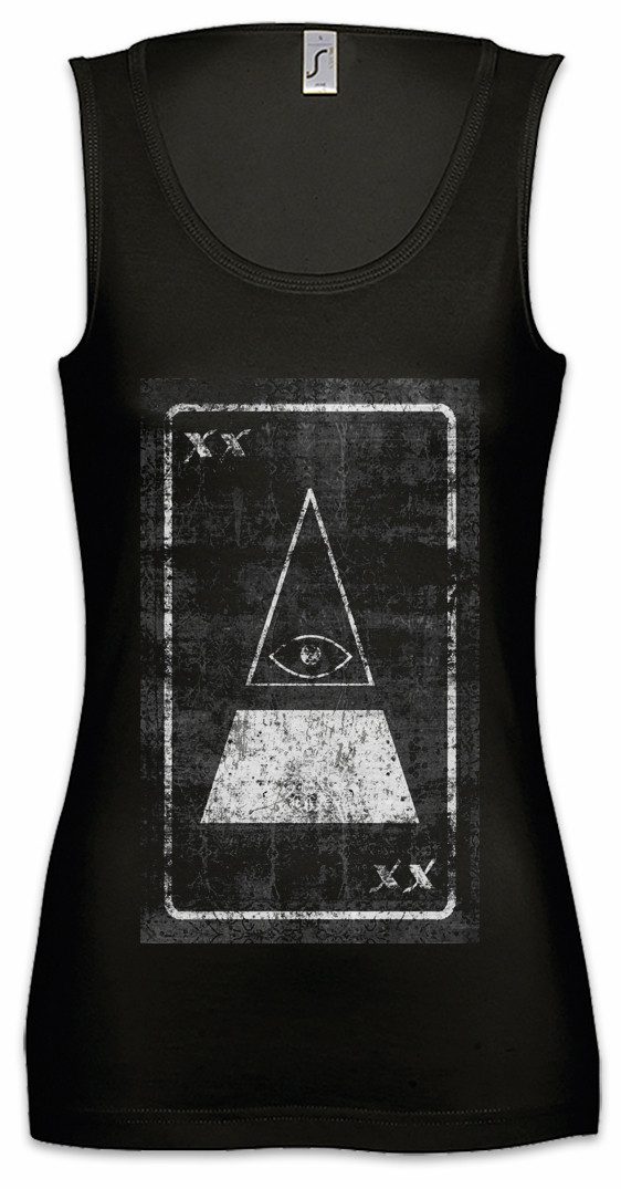 Urban Backwoods Tanktop Tarot The Eye of Illuminati Ärmelloses Damen T-Shir günstig online kaufen