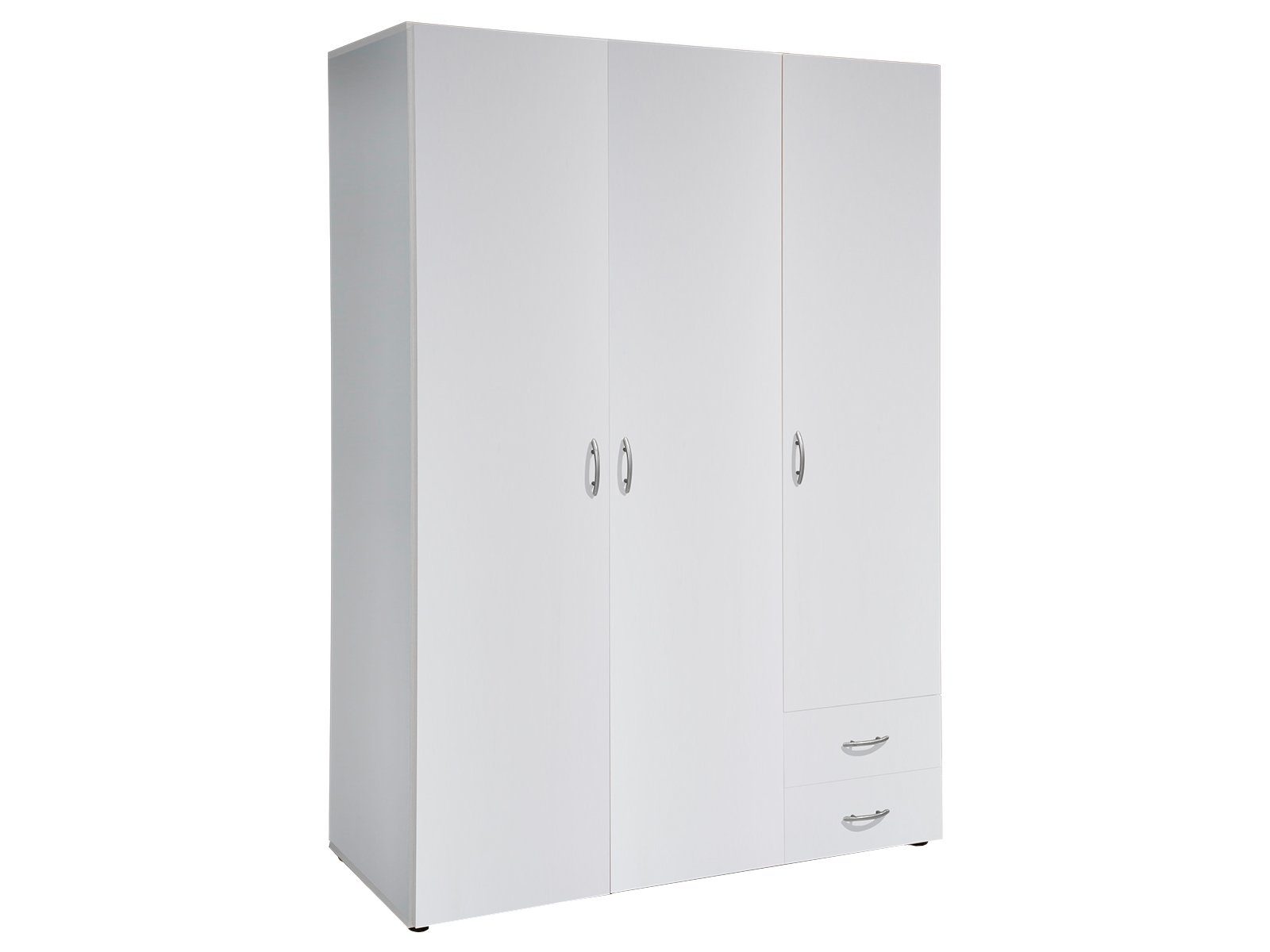 möbelando Kleiderschrank Hamina 120 x 177 x 52 cm (B/H/T)