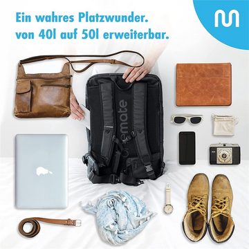 onemate Reiserucksack »Handgepäckrucksack«, Laptopfach Handgepäck Rucksack Tasche Reise Alltag Freizeit