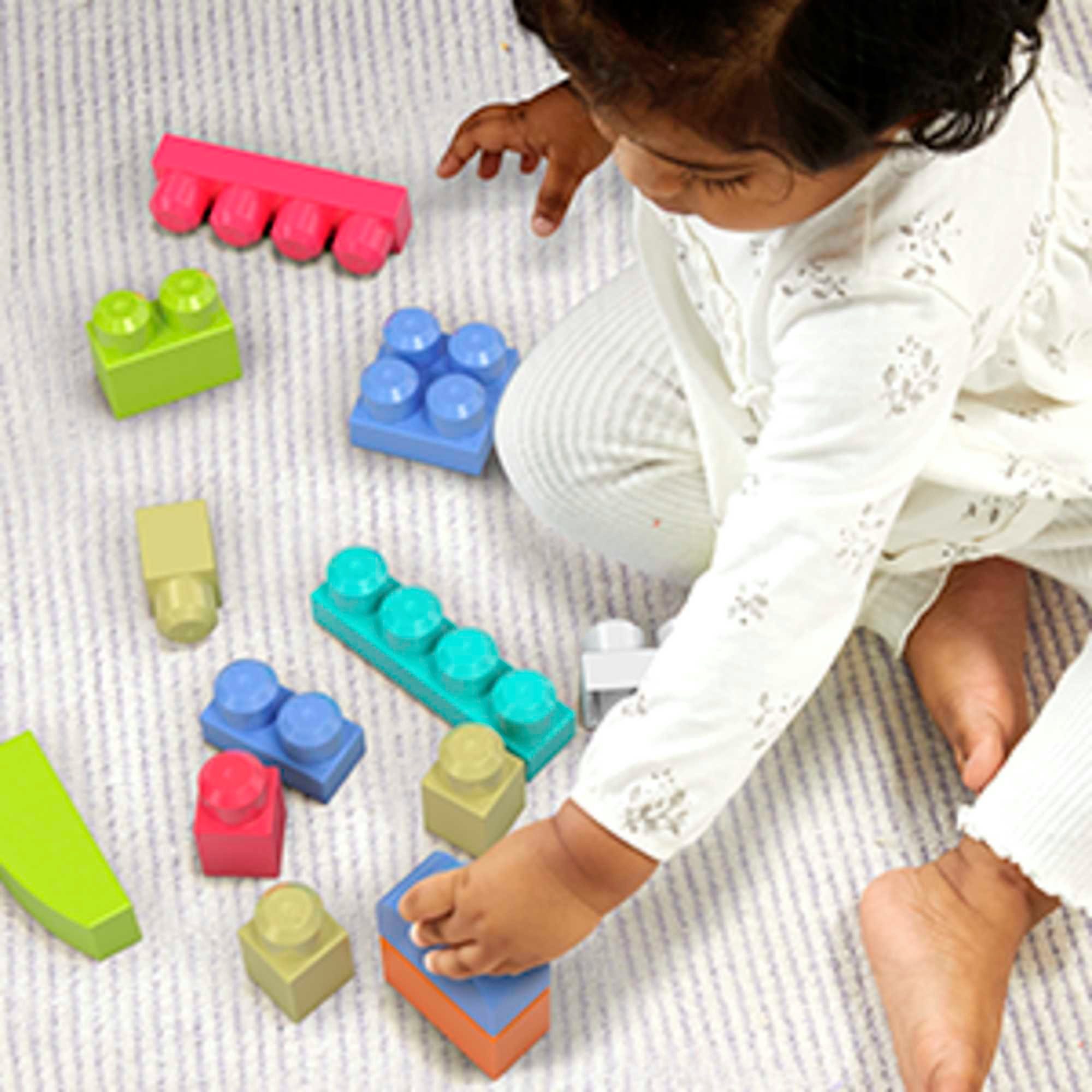 MEGA BLOKS First Builders, Bausteine-Beutel Spielbausteine, (60 St)