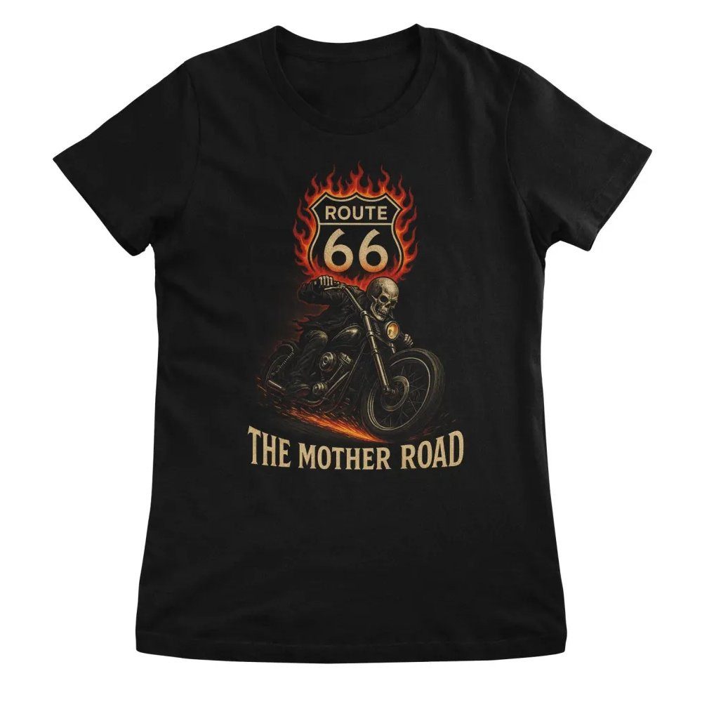 Route 66 T-Shirt Mother Road Girly Tee