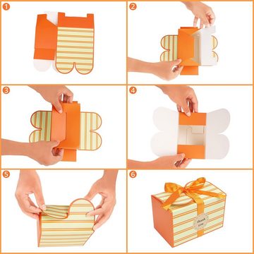 Belle Vous Geschenkbox 20 Stück Präsentkarton-Set - 10 x 16,5 x 10cm Kartons mit Deckel, 20 Stück Geschenkbox Set - 10 x 16,5 x 10cm Pappschachteln