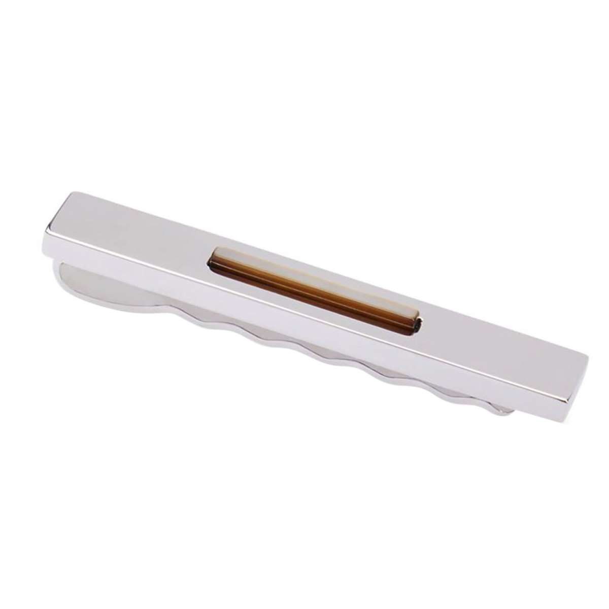 BOSS Krawattenhalter 50501865-260, Krawattenklammer L-Stripes