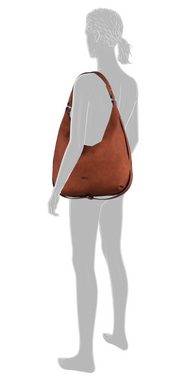 Gabor Hobo Malu, aus weichem genarbtem Lederimitat mit raffinierten Cut-Outs