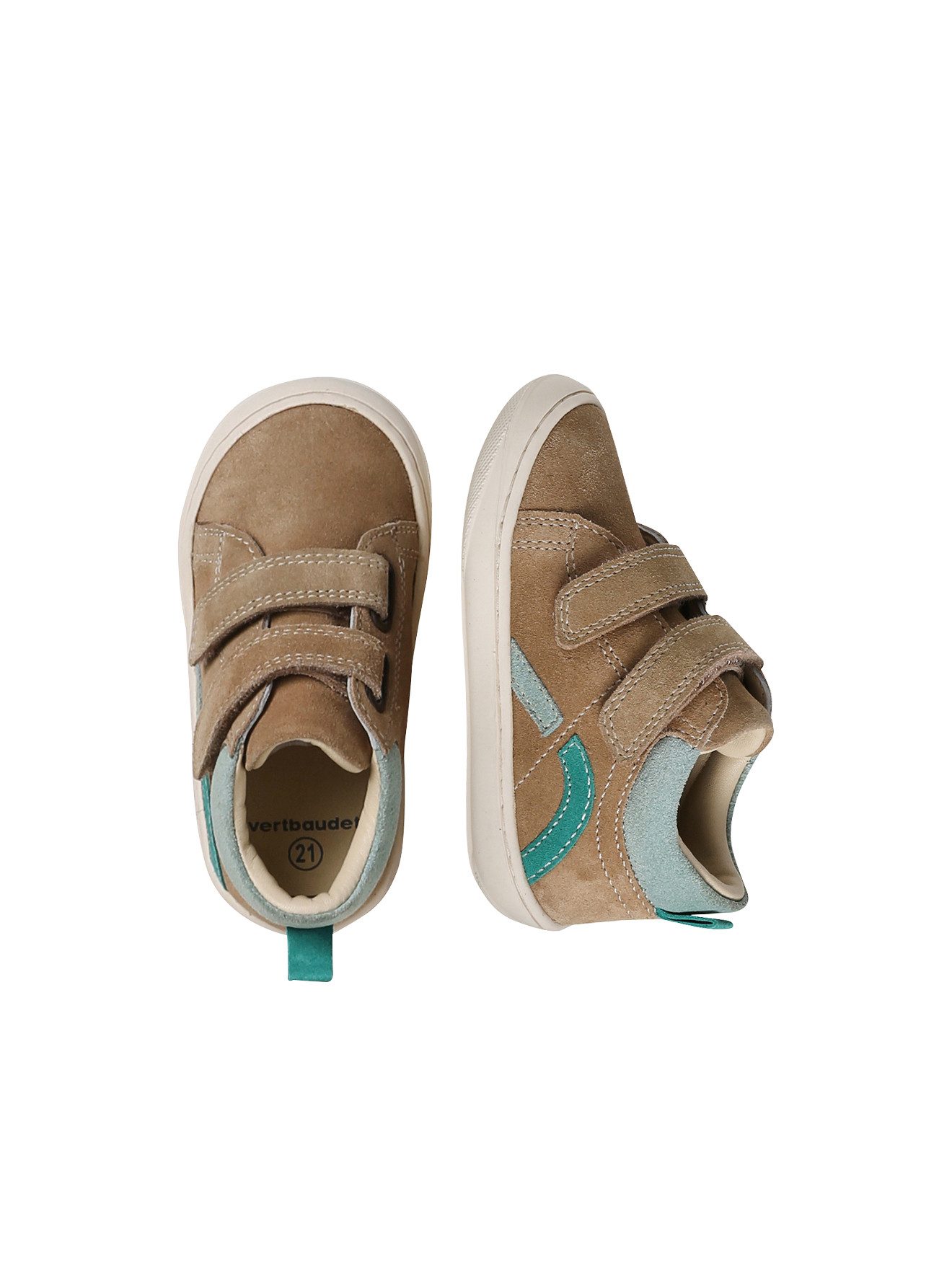 vertbaudet Baby Lauflernschuhe mit Klett aus weichem Leder Lauflernschuh