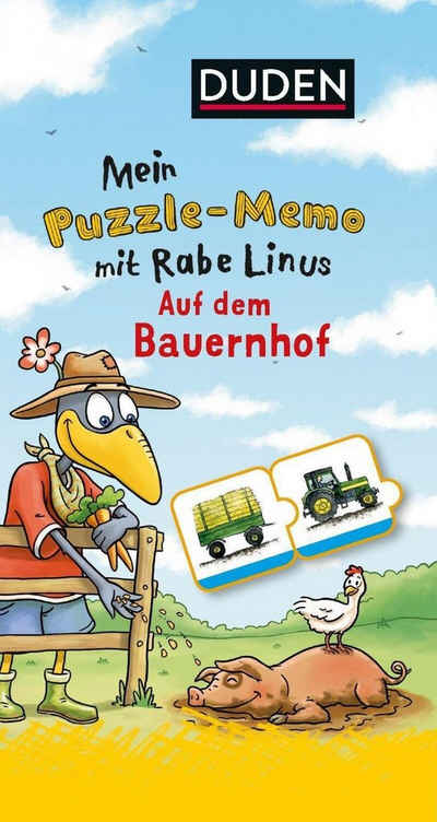 Duden Spiel, Mein Puzzlememo mit Rabe Linus - Auf dem Bauernhof VE 3