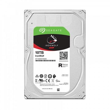 Seagate IronWolf ST10000VN000 10 TB - interne Festplatte -3,5 Zoll - schwarz interne HDD-Festplatte (10 TB) 3,5"