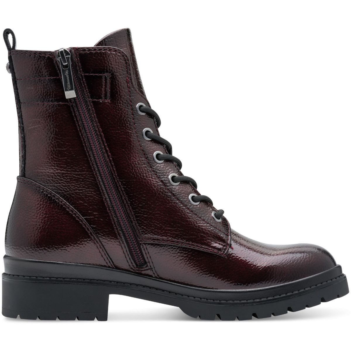 Tamaris 1-25236-43/568 Stiefelette Modischer Boot in glänzender Lackoptik