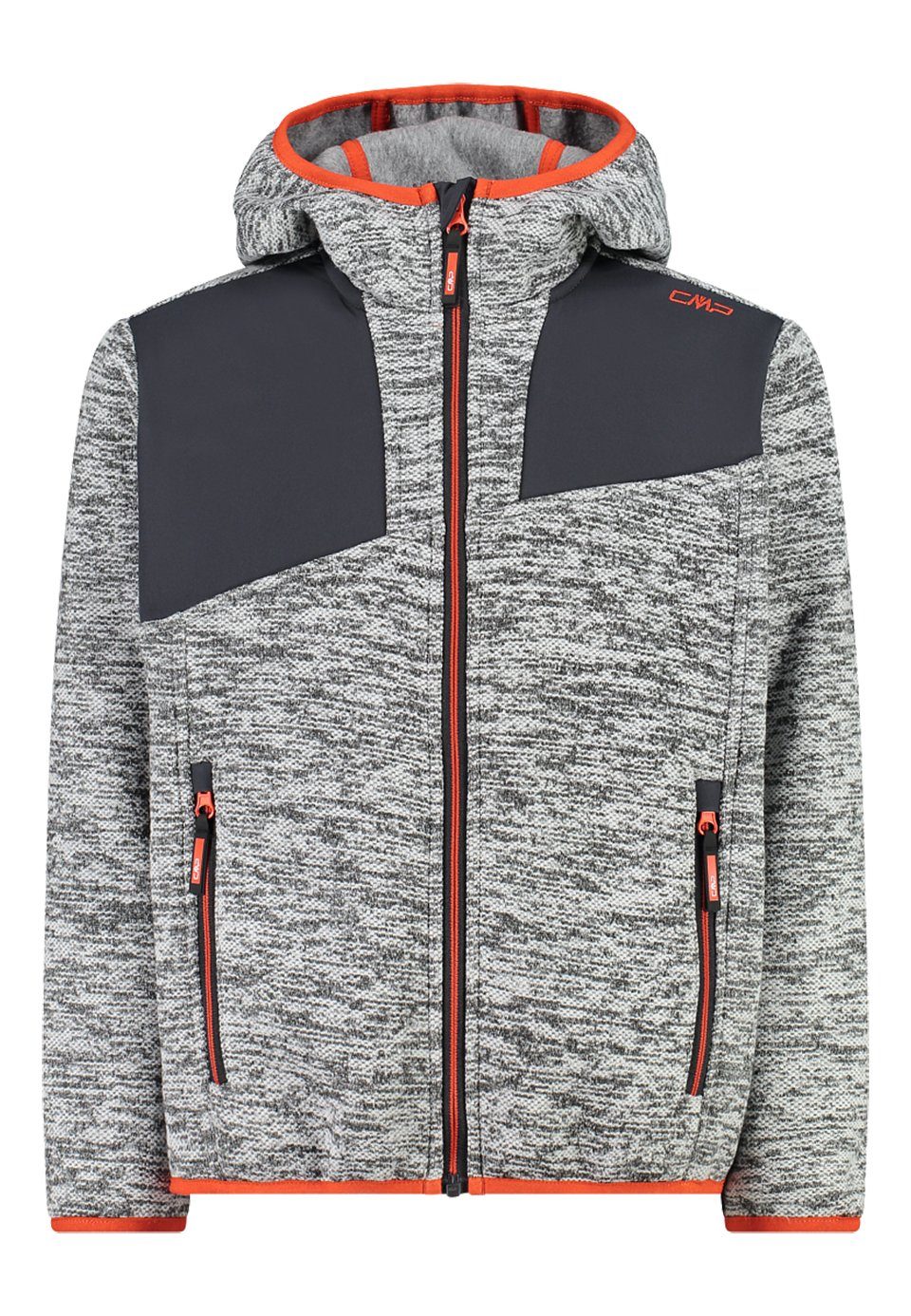 CMP Strickjacke CMP Jungen Hybrid Knit tech Strickfleecejacke mit
