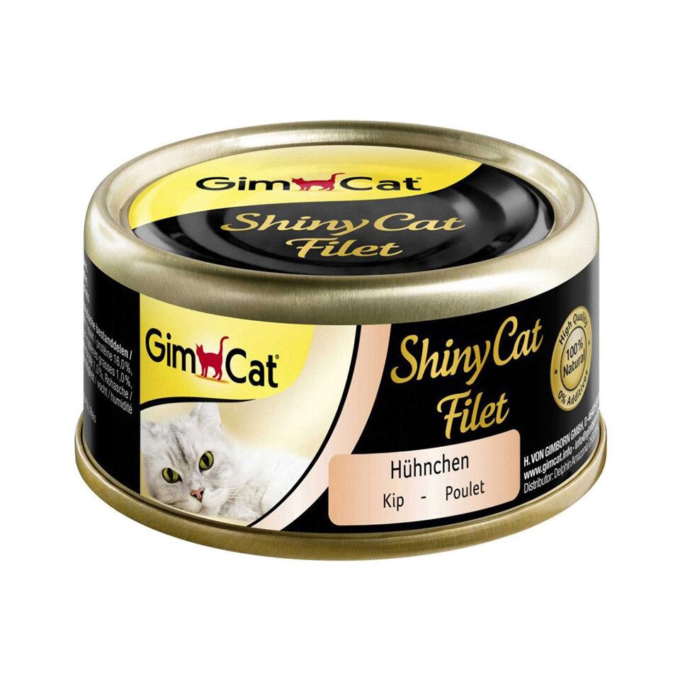 GimCat ShinyCat Filet mit Hühnchen 70 g, für: Katze