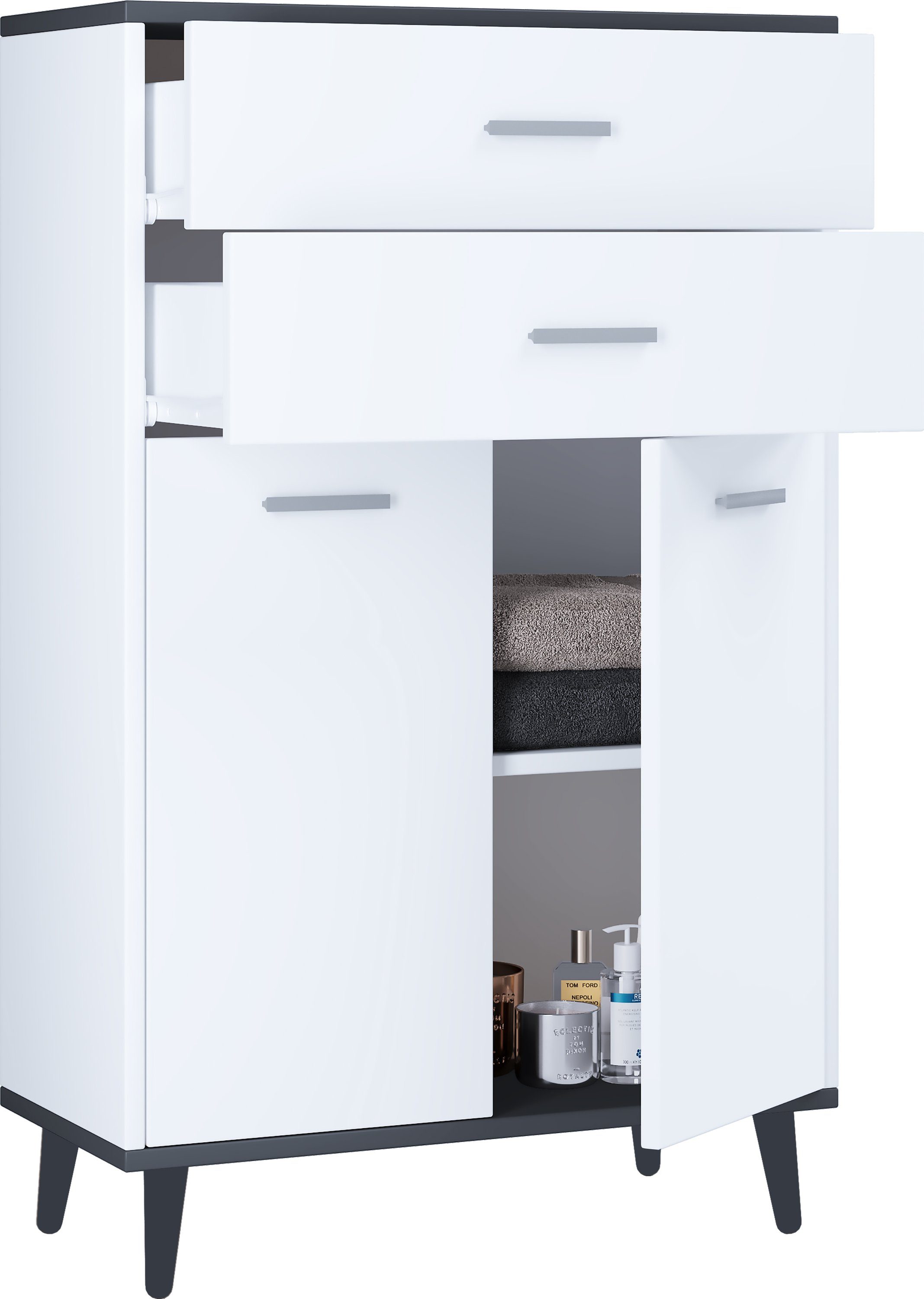 Midischrank Seitenschrank Schublade Landos