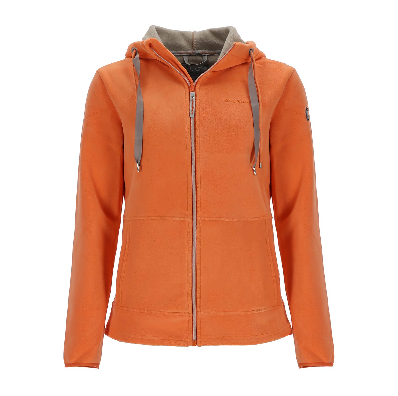 Coastguard Fleecejacke 50939 Damen Jacke gebondet mit angeschnittener Kapuz günstig online kaufen