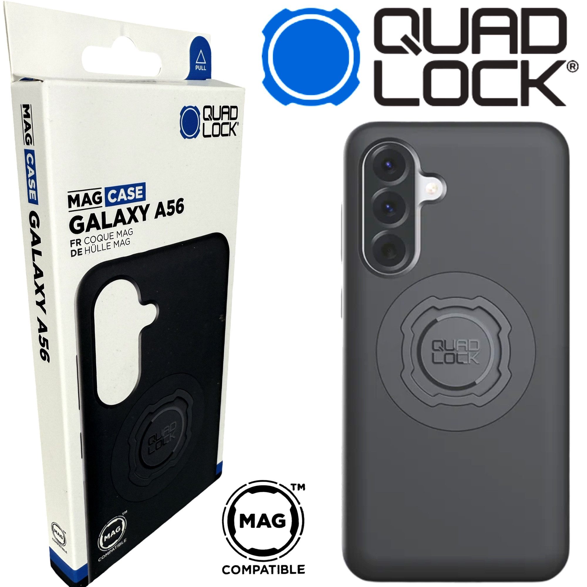 Quad Lock Handy-Halterung QUAD LOCK MAG Case Handy Schutz Hülle Halter passend für Galaxy A56