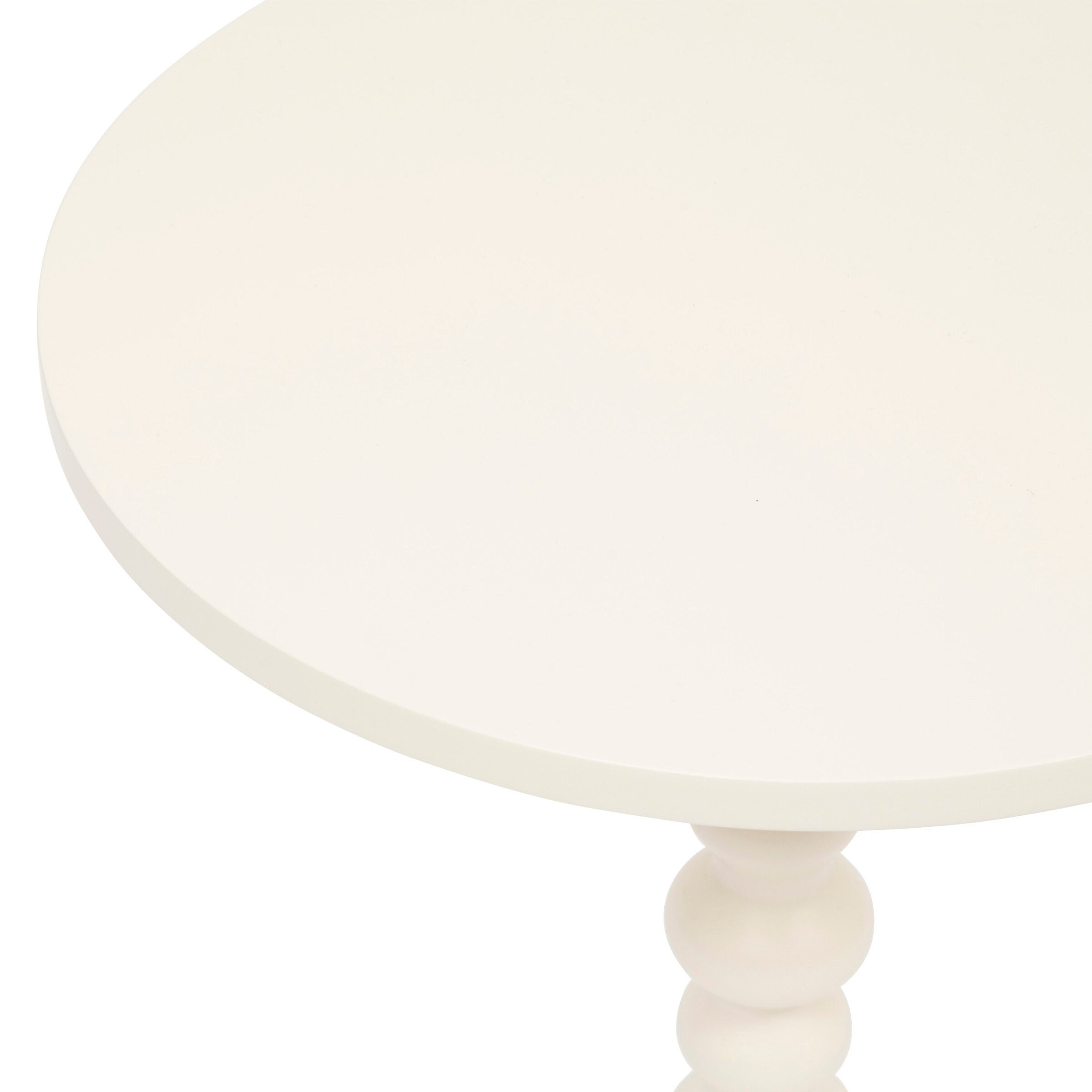 Atmosphera Créateur d'intérieur Beistelltisch Couchtisch ALIX mit dekorativem Bein, Ø 38 cm (funktional)