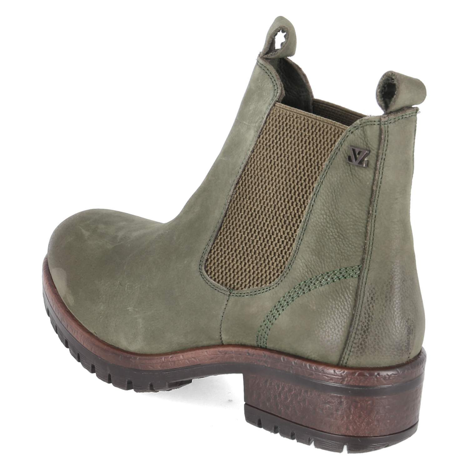 Lazamani LAZAMANI LA68001 GREEN Damen Leder & Textil green Schlupfstiefel