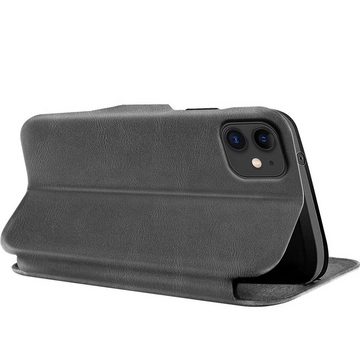 CoolGadget Handyhülle Business Premium Hülle für Apple iPhone 12 Mini 5,4 Zoll, Handy Tasche mit Kartenfach für iPhone 12 Mini Schutzhülle