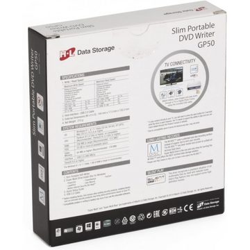 Hitachi-LG DVD-Writer GP50NW41 EXTERN - DVD-Brenner SLIM - weiß DVD-Brenner