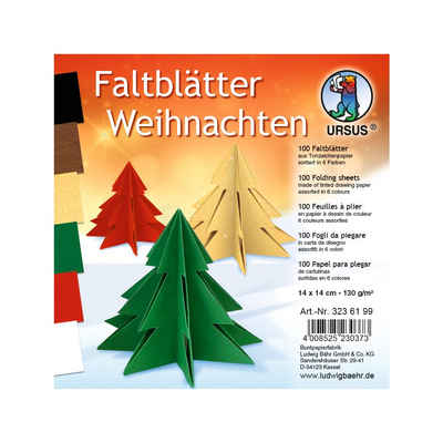 Ursus - Ludwig Bähr Kraftpapier Weihnachten, 100 Blatt