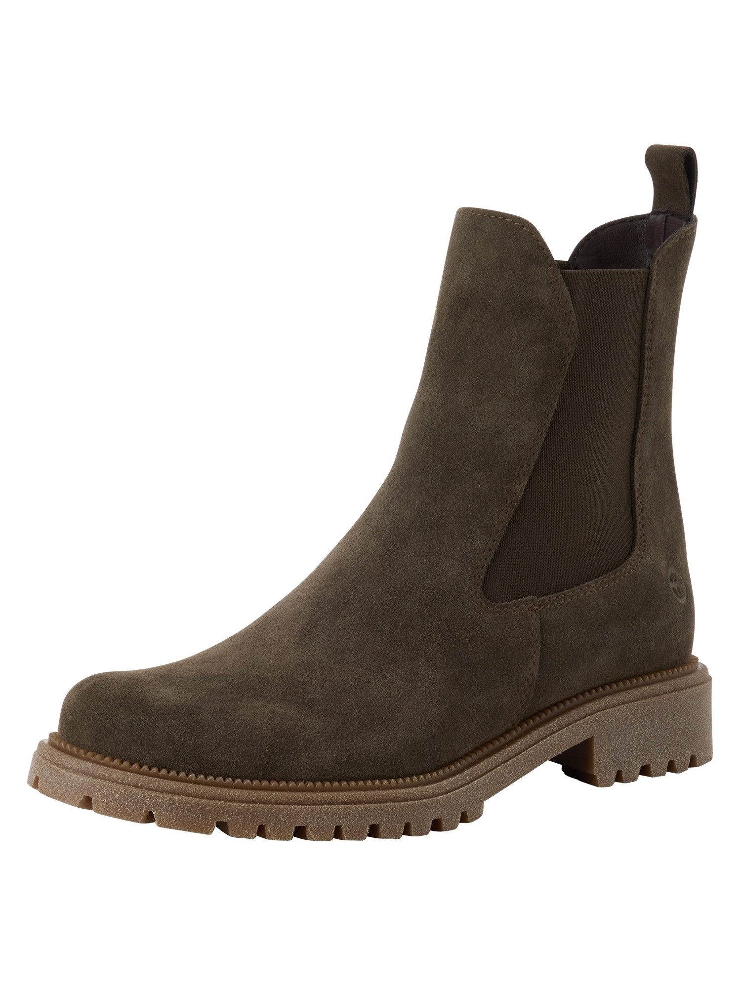 TOUCH-IT aus Leder Blockabsatz 1-25427-41 Chelseaboots