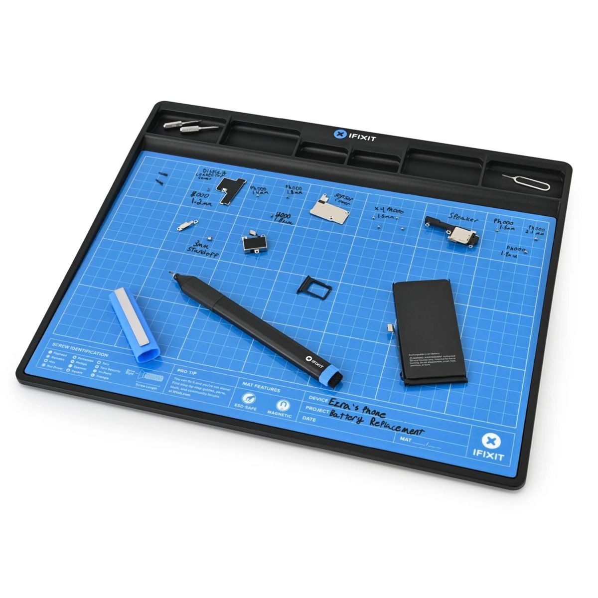 iFixit Reparatur-Set FIXMAT stapelbare Magnetmatte