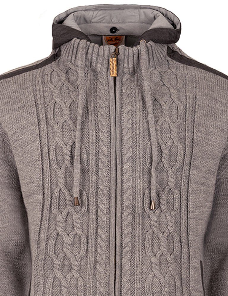 Maddox Trachtenstrickjacke MADDOX Herren Trachten Strickjacke 'Waidsee' mit K