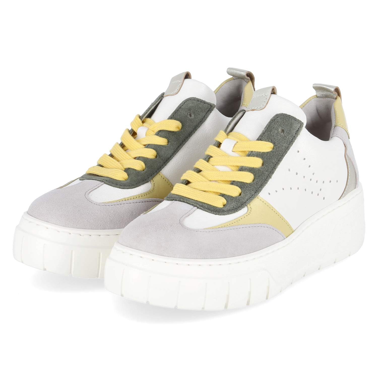 Gabor Gabor 83.224.23 Damen Leder beige Schnürschuh