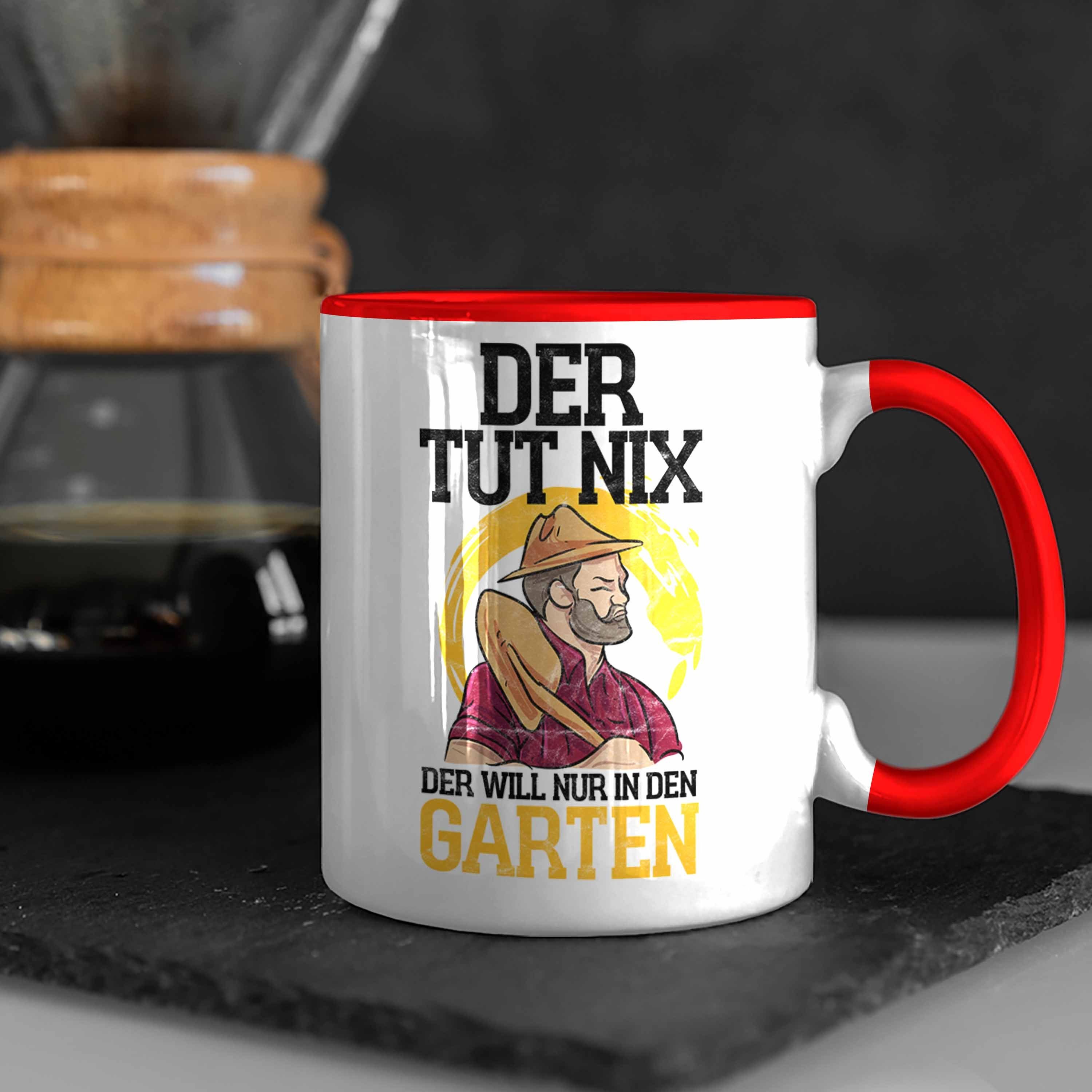 Trendation Tasse Lustige Tasse für und Landschaft Gärtner Hobby- für Geschenk Rot Perfektes
