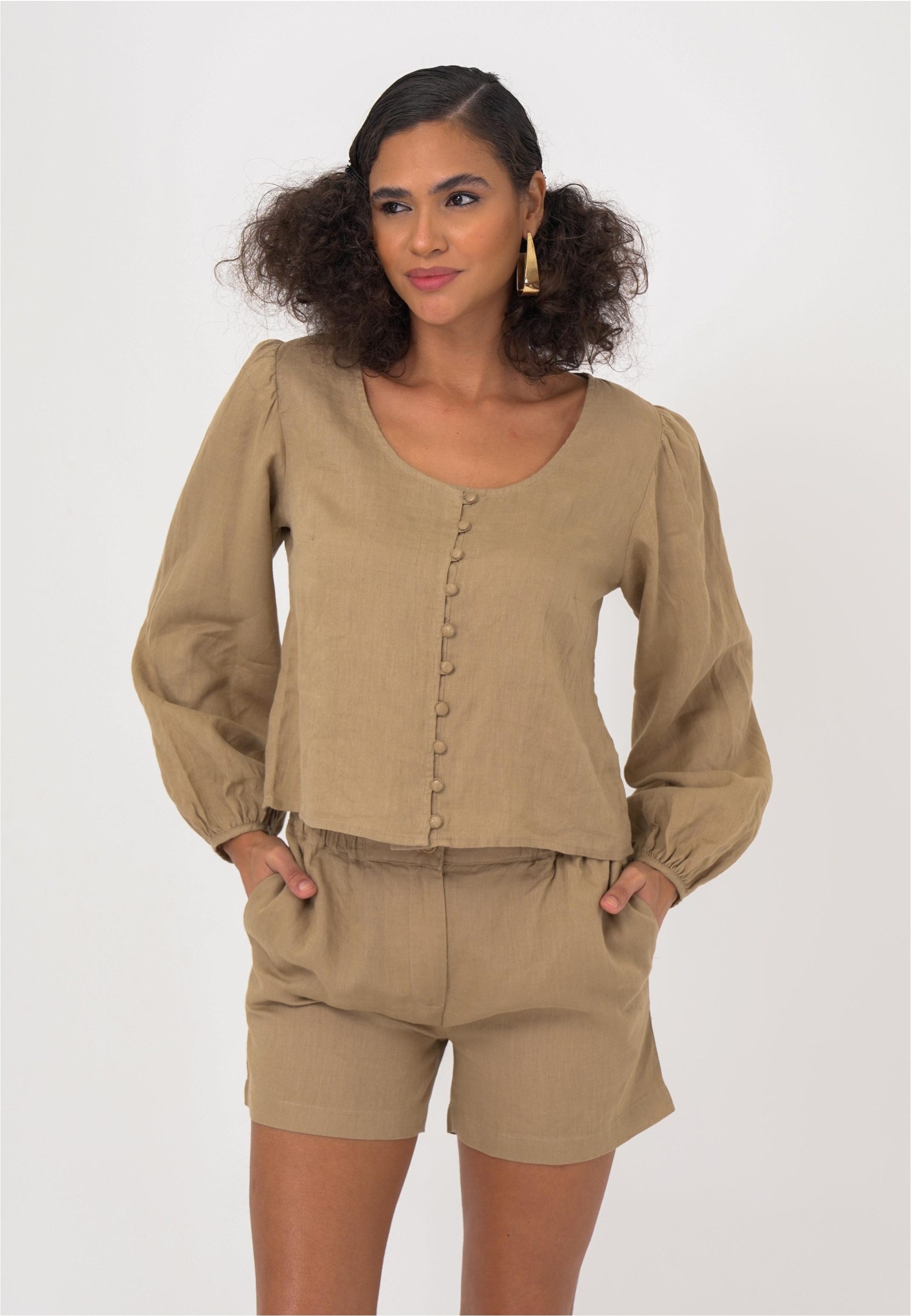 freshlions Klassische Bluse Amara (1-tlg) im klassischen Design günstig online kaufen