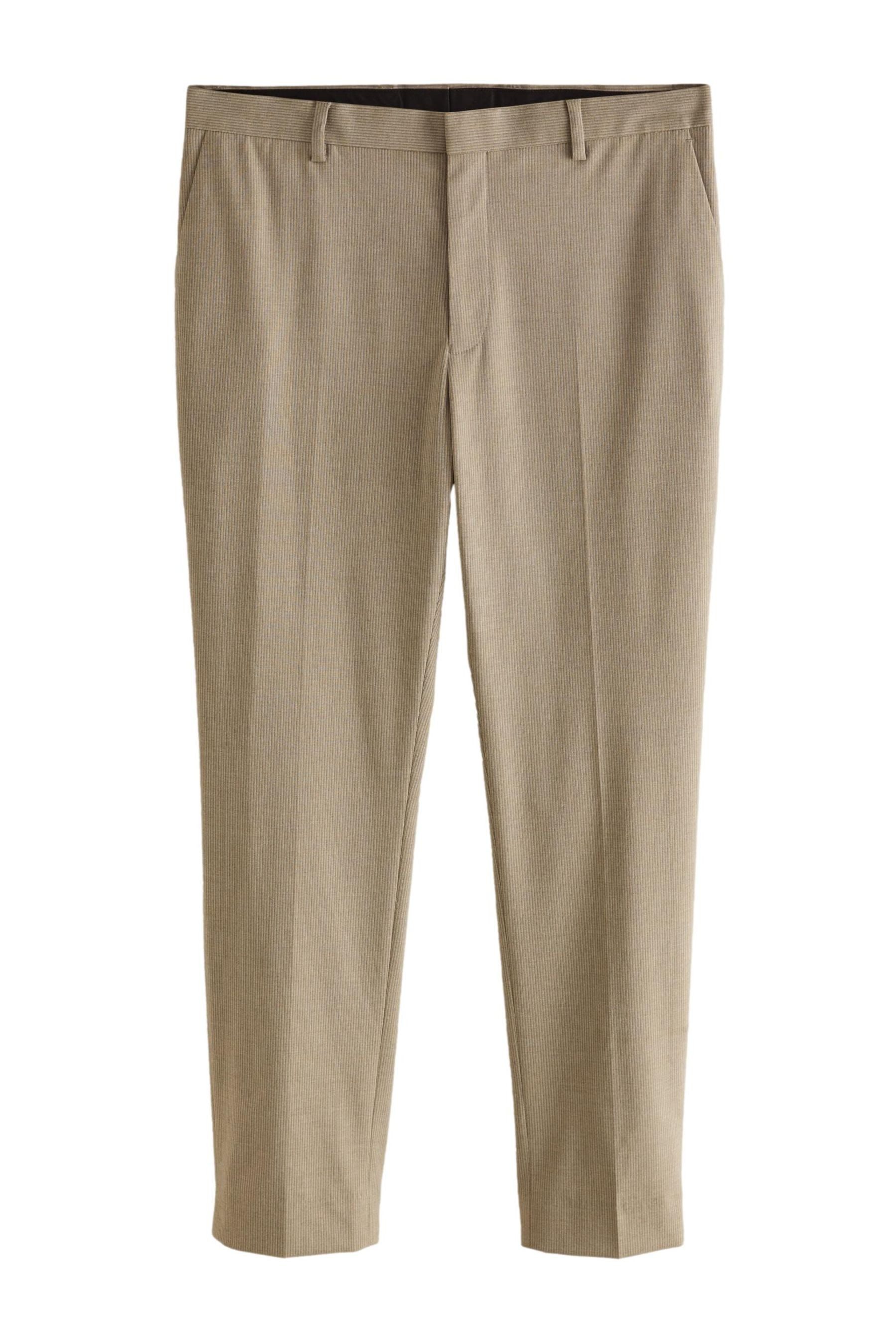 Anzughose Slim Fit Anzughose mit Streifen