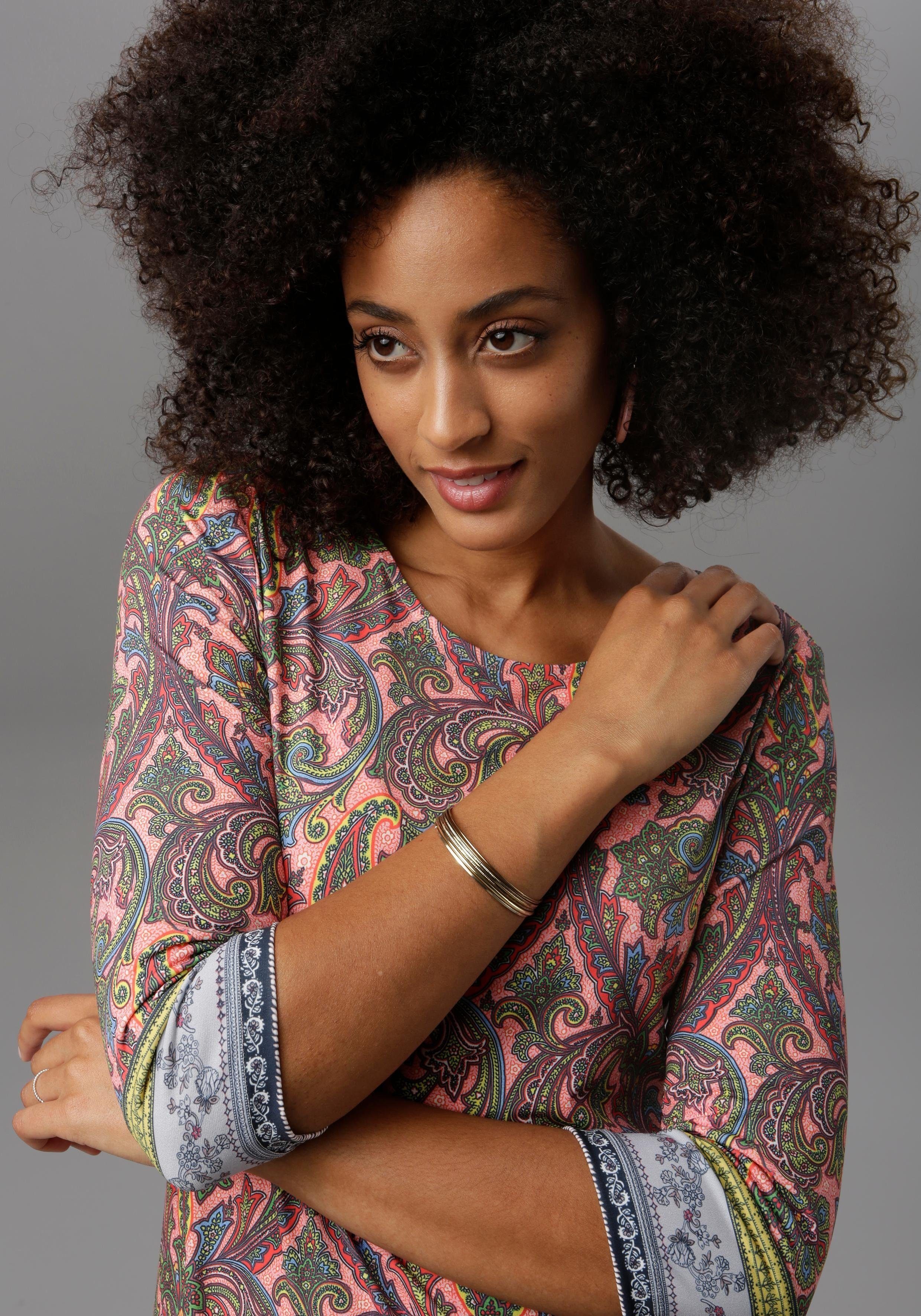 Aniston SELECTED Jerseykleid mit farbenfrohem Muster