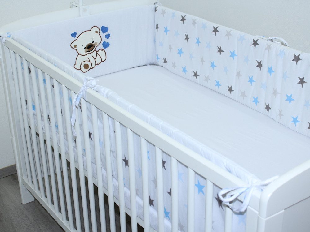 Primawela Bettnestchen Nestchen Applikation 420 cm Bettumrandung Baby Bett günstig online kaufen