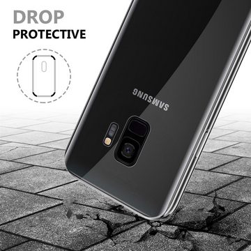 Cadorabo Handyhülle Samsung Galaxy S9 Samsung Galaxy S9, Flexible Case Handy Schutzhülle - Hülle - Back Cover 360° Grad