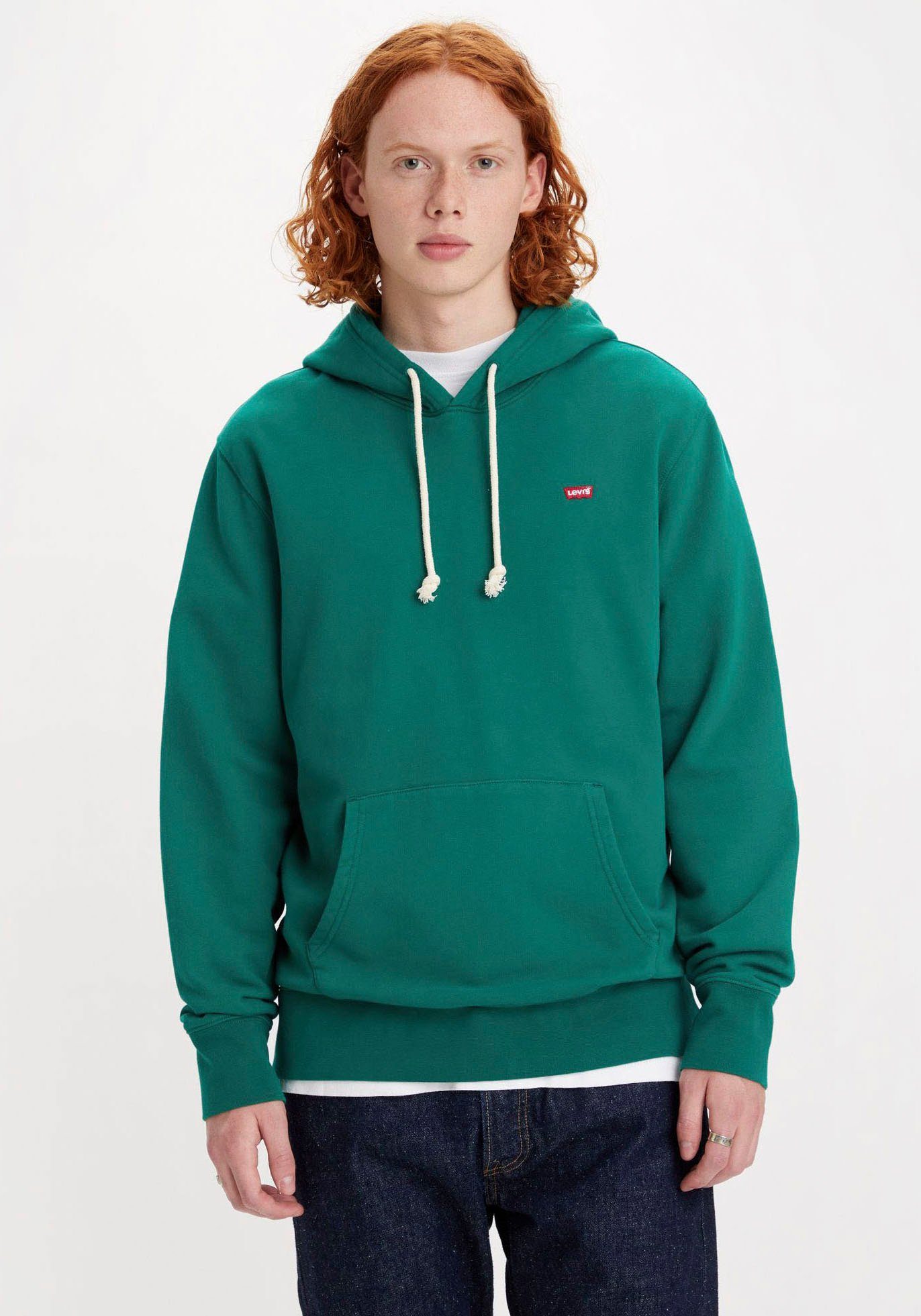 Levi's® Kapuzensweatshirt NEW ORIGINAL HOODIE mit kleinem Batwing-Logo greens